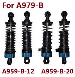 Shcong Wltoys A979 A979-A A979-B RC Car accessories list spare parts shock absorber (For A979-B) A959-B-12 A959-B-20