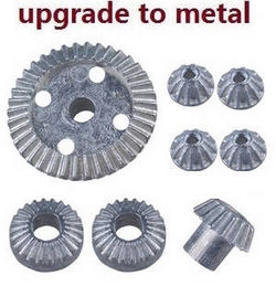 Shcong Wltoys A979 A979-A A979-B RC Car accessories list spare parts differential planet and big gear + Driving gear 8pcs (Metal) - Click Image to Close