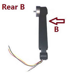 Shcong MJX B12 Bugs 12 EIS RC drone quadcopter accessories list spare parts side motor bar set Rear B