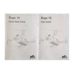 Shcong MJX B19 Bugs 19 RC drone quadcopter accessories list spare parts English manual book