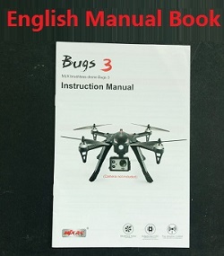 Shcong MJX B3 Bugs 3 RC quadcopter accessories list spare parts English manual book