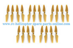 Shcong MJX Bugs 3H B3H RC Quadcopter accessories list spare parts main blades (5sets Gold)