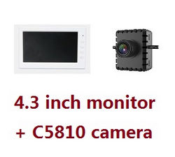 Shcong MJX Bugs 3 Mini, B3 Mini RC Quadcopter accessories list spare parts 4.3 inch monitor + C5810 5.8G FPV camera