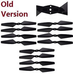 Shcong JJRC X11 X11P Pro RC Drone Quadcopter accessories list spare parts main blades 3sets [All 4 blades must be replaced one time] (Old version)