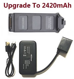 JJRC JJPRO X5 X5P upgrade to 2420mAh battery + USB charger box set