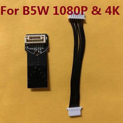Shcong MJX Bugs 5W B5W RC Quadcopter accessories list spare parts connect plug wire board for the camera