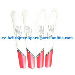 Shcong BR6008 BR6008T RC helicopter accessories list spare parts main blades (2x upper + 2x lower)