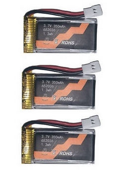 Shcong C119 Firefox RC Helicopter accessories list spare parts 3.7V 350mAh battery 3pcs