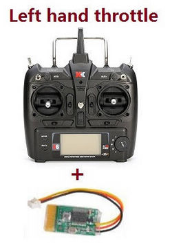 Shcong C119 Firefox RC Helicopter accessories list spare parts X8 transmitter + FUTABA receiver (Left hand throttle) - Click Image to Close