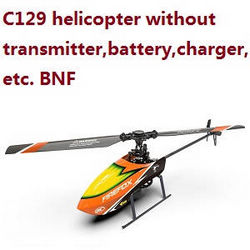 Shcong C129 Helicopter without transmitter,battery,charger,etc. BNF Orange