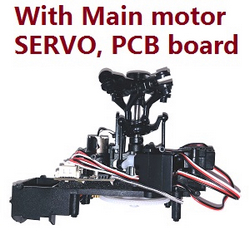RC ERA C186 BO-105 C186 Pro inner body frame set with main motor SERVO and PCB board assembly