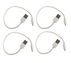 RC ERA C186 BO-105 C186 Pro USB charger wire 4pcs