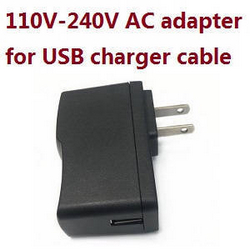 RC ERA C186 BO-105 C186 Pro 110V-240V AC Adapter for USB charging cable