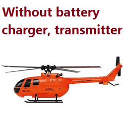 RC ERA C186 BO-105 C186 Pro RC Helicopter Drone without battery,charger,transmitter BNF Orange