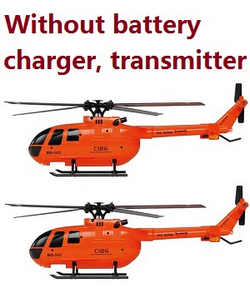 RC ERA C186 BO-105 C186 Pro RC Helicopter Drone without battery,charger,transmitter BNF Orange 2pcs - Click Image to Close