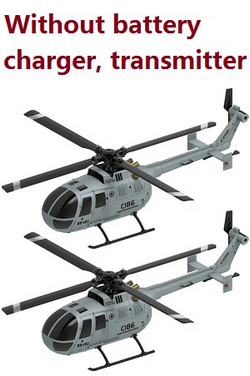RC ERA C186 BO-105 C186 Pro RC Helicopter Drone without battery,charger,transmitter BNF Gray 2pcs - Click Image to Close