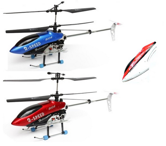 GT Model 8004 QS8004 Helicopter And Spare Parts