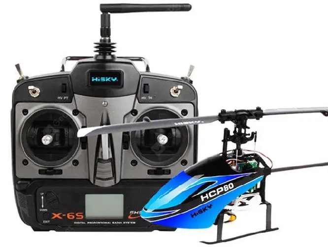 Hisky HCP80 FBL80 RC Helicopter And Spare Parts List