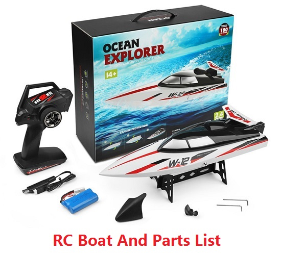 Wltoys WL912-A W-12 Boat And Spare Parts