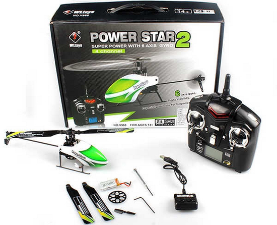 Wltoys V988 PowerStar Helicopter And Spare Parts