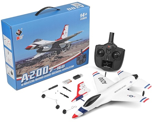 Wltoys XK A200 F-16B Airplane And Spare Parts