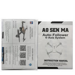 Shcong Aosenma CG033 CG033-S RC quadcopter accessories list spare parts English manual instruction book