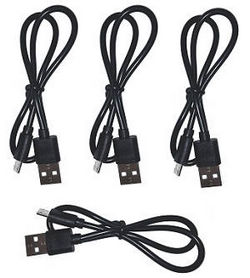 Shcong Aosenma CG036 RC Drone accessories list spare parts USB charger wire 4pcs