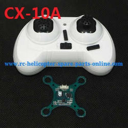 Shcong cheerson cx-10 cx-10a cx-10c cx10 cx10a cx10c quadcopter accessories list spare parts PCB + transmitter (CX-10A)