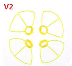 Shcong Cheerson CX-10D CX-10DS quadcopter accessories list spare parts outer protection frame (V2 Yellow)