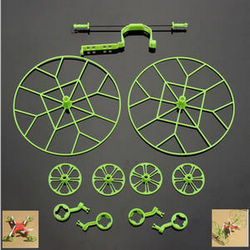 Shcong Cheerson CX-10SD RC quadcopter accessories list spare parts upgrade protection frame set (Green)