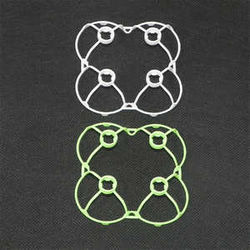 Shcong Cheerson CX-10SE RC quadcopter accessories list spare parts protection frame set (White + Green)