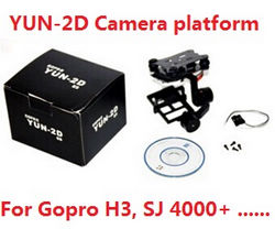 Shcong cheerson cx-20 cx20 cx-20c quadcopter accessories list spare parts Yun-2d camera platform for Gopro H3, SJ4000+ etc.