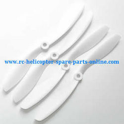 Shcong cheerson cx-20 cx20 cx-20c quadcopter accessories list spare parts main blades propellers (White)