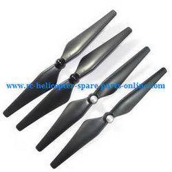 Shcong cheerson cx-22 cx22 quadcopter accessories list spare parts main blades propellers (Black)