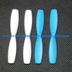 Shcong cheerson cx-30 cx-30c cx-30w cx-30s cx-30w-tx cx30 quadcopter accessories list spare parts main blades propellers (Blue-White)
