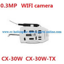 Shcong cheerson cx-30 cx-30c cx-30w cx-30s cx-30w-tx cx30 quadcopter accessories list spare parts camera (0.3MP WIFI CX-30W CX-30W-TX)