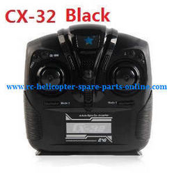 Shcong Cheerson cx-32 cx-32c cx-32s cx-32w cx32 quadcopter accessories list spare parts transmitter (CX-32 Black)