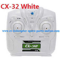 Shcong Cheerson cx-32 cx-32c cx-32s cx-32w cx32 quadcopter accessories list spare parts transmitter (CX-32 White) - Click Image to Close