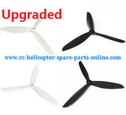 Shcong Cheerson CX-35 CX35 quadcopter accessories list spare parts main blades (Upgrade White-Black)
