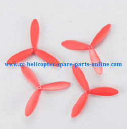 Shcong Cheerson CX-60 RC quadcopter accessories list spare parts main blades (Red)