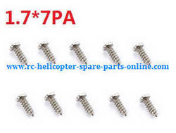Shcong Cheerson CX-91 CX91 quadcopter accessories list spare parts screws (1.7*7PA 10pcs)