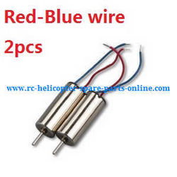 Shcong Cheerson CX-OF RC quadcopter accessories list spare parts main motors (Red-Blue wire, 2pcs)