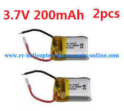 Shcong Cheerson CX-OF RC quadcopter accessories list spare parts 3.7V 200mAh battery 2pcs