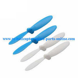 Shcong Cheerson CX-OF RC quadcopter accessories list spare parts main blades (Blue-White)