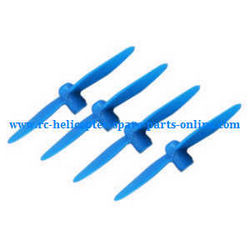 Shcong Cheerson CX-OF RC quadcopter accessories list spare parts main blades (Blue)