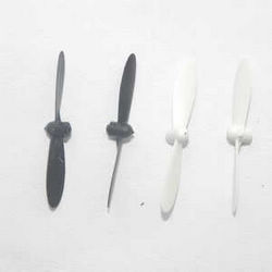 Shcong JJRC DHD D2 RC quadcopter accessories list spare parts main blades (Black-White)