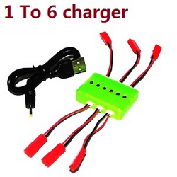 JJRC H12CH H12WH H12C H12W 1 to 6 charger set