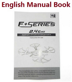 JJRC H12CH H12WH H12C H12W English manual book