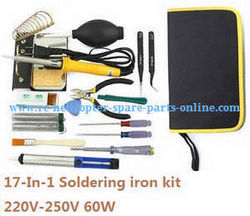Shcong DM DM106 DM106S RC quadcopter accessories list spare parts 17-In-1 Voltage 220-250V 60W soldering iron set