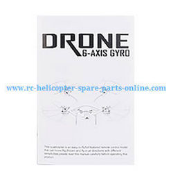 Shcong DM DM106 DM106S RC quadcopter accessories list spare parts English manual book
